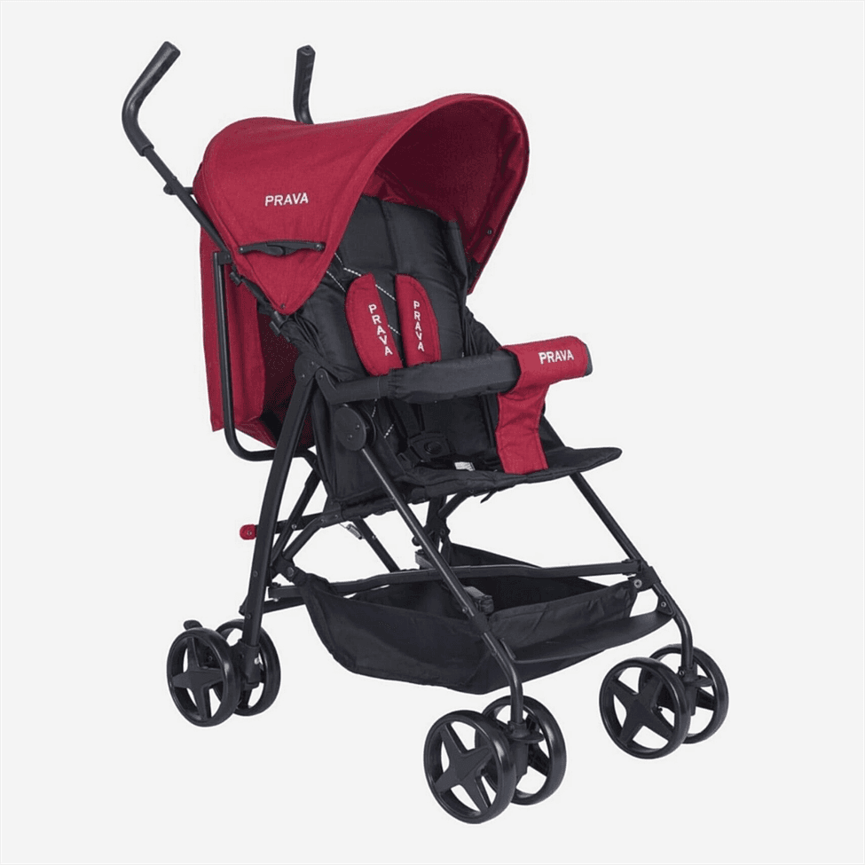 PRAVA SMART LÜX BASTON ARABA (KIRMIZI) - KOMPAKT VE HAFİF TASARIM