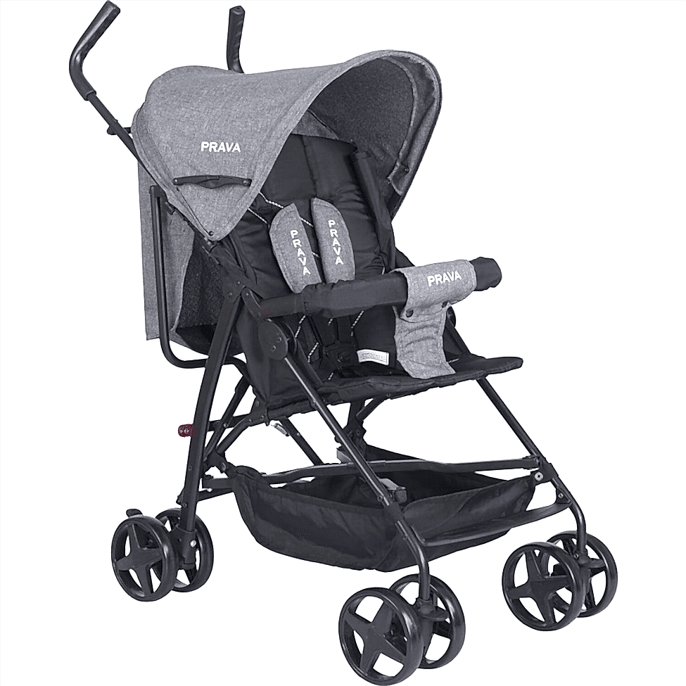 PRAVA SMART LÜX BASTON ARABA (GRİ) - KOMPAKT VE HAFİF TASARIM