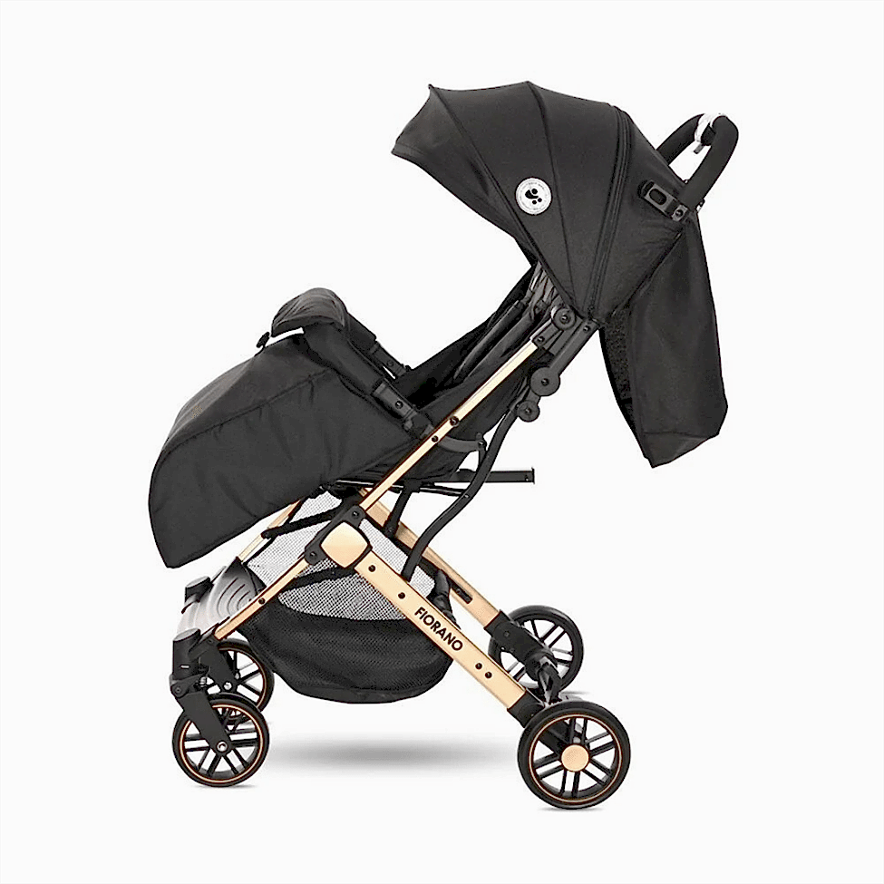 LORELLİ FİORANO LÜX KABİN BOY BEBEK ARABASI (SİYAH) - KOMPAKT VE ŞIK TASARIM