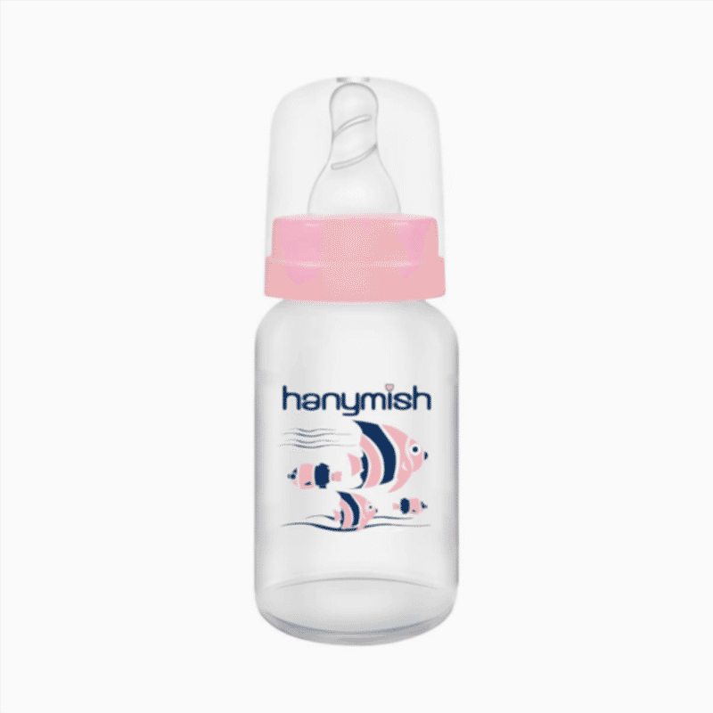 HANYMISH KÜÇÜK PP BİBERON 125 ML ( PEMBE )0-6 AY
