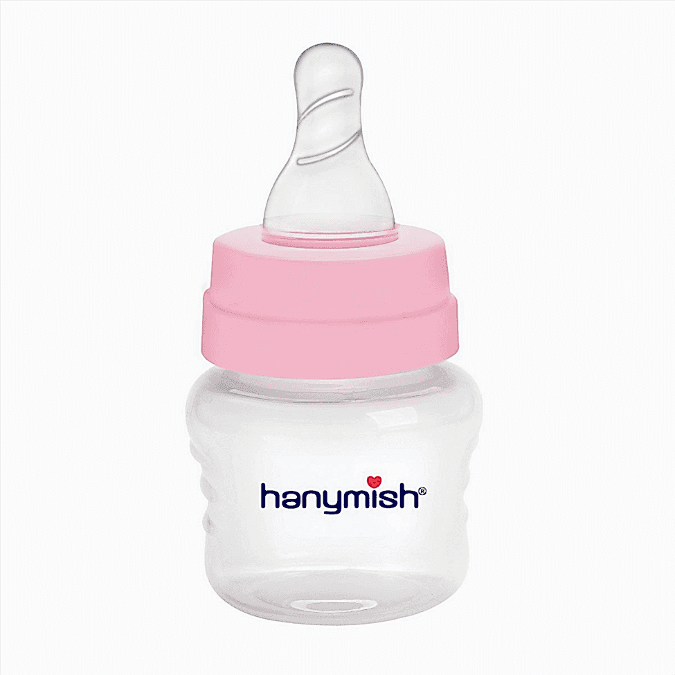 HANYMISH PP MİNİ BİBERON 60 ML  ( PEMBE ) 0 -6 AY