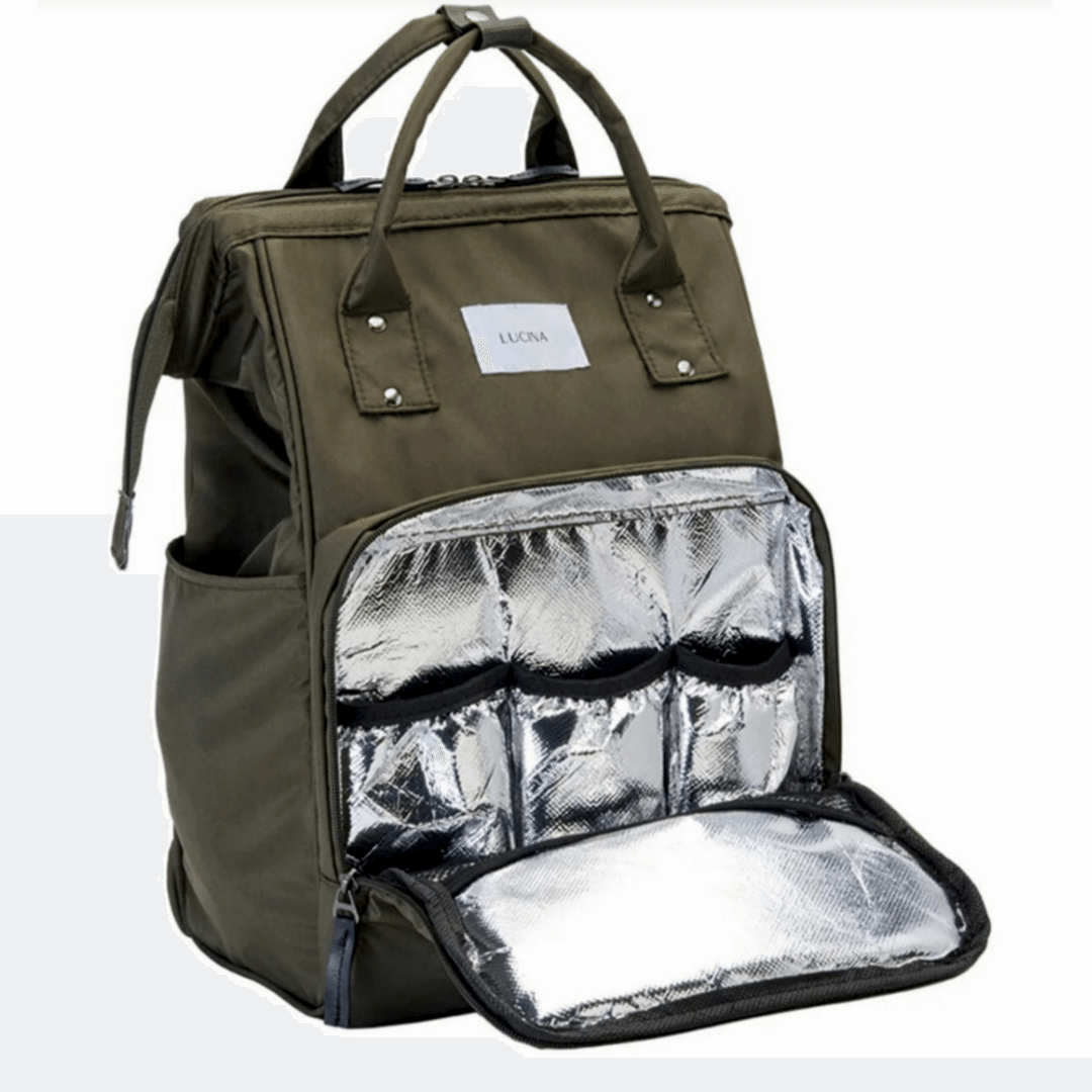 LİTTLE BABY  LUCINA  MODEL LÜX ANNE BEBEK BAKIM ÇANTASI ( YEŞİL )