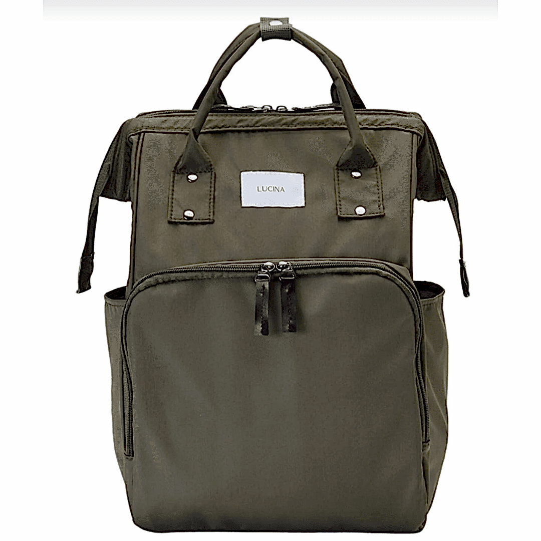LİTTLE BABY  LUCINA  MODEL LÜX ANNE BEBEK BAKIM ÇANTASI ( YEŞİL )