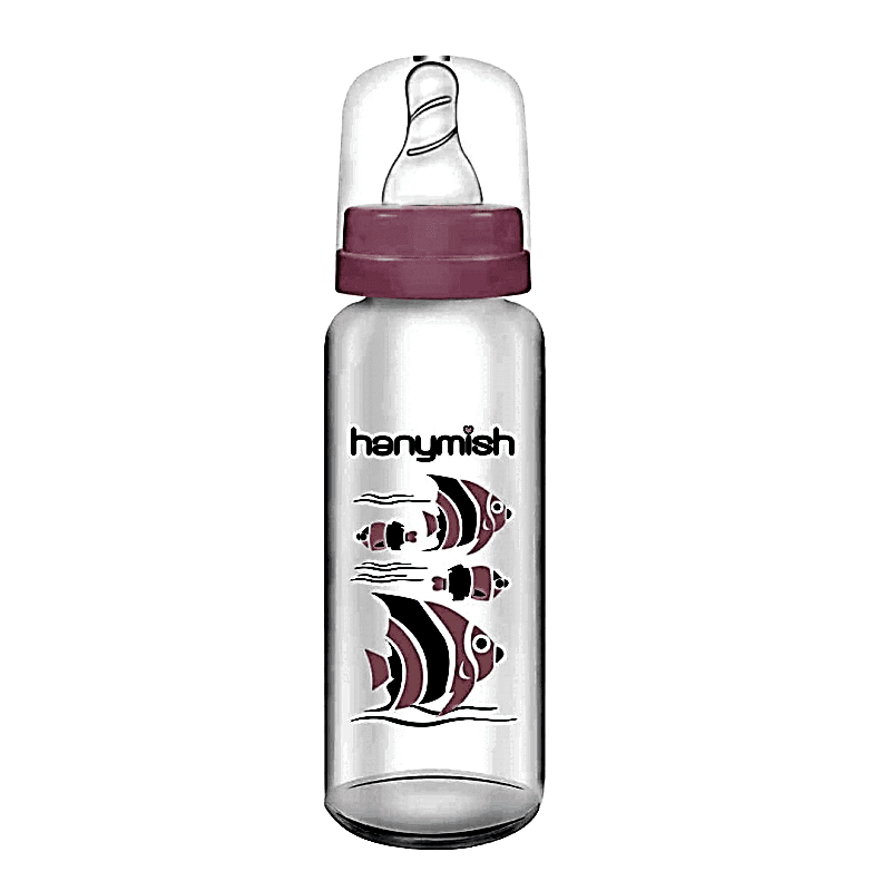 HANYMISH BÜYÜK PP BİBERON 240 ML ( PEMBE) 0-6 AY