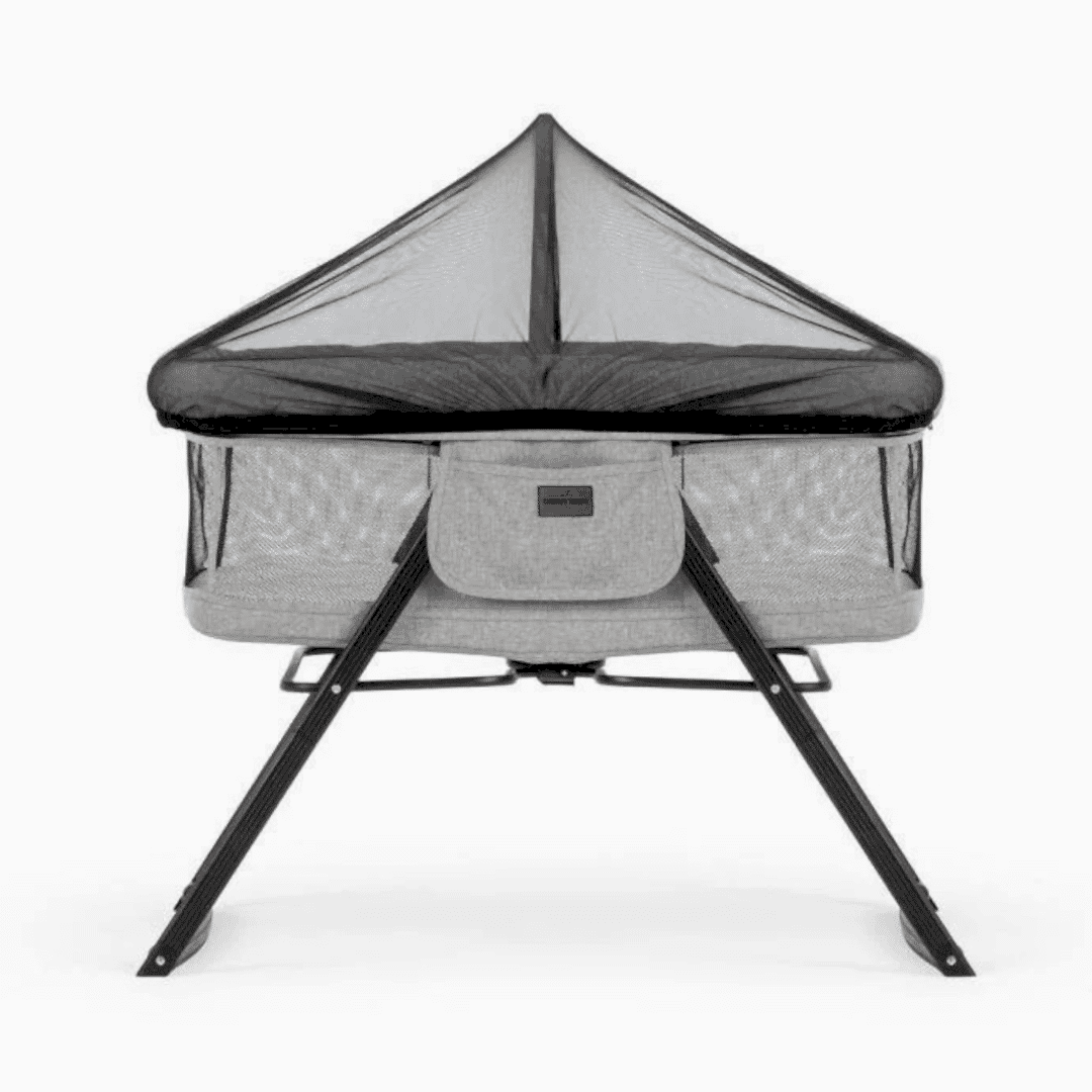 TOMMY BABY RUBBY KATLANIR PORTATİF BEŞİK (GRİ)