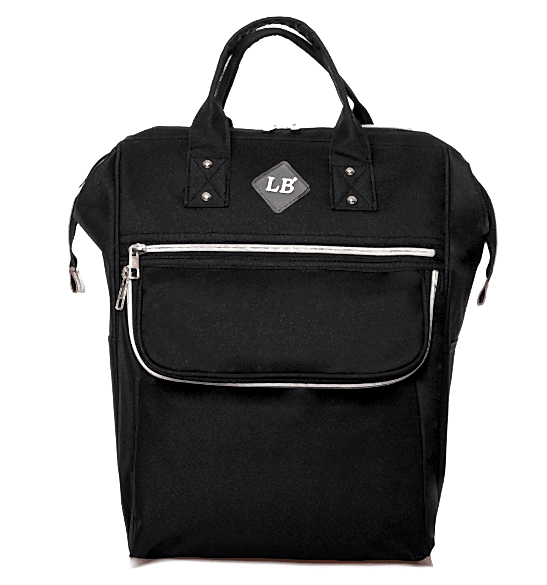 Büyük Boy Anne Bebek Bakım Sırt Çantası ( Siyah )