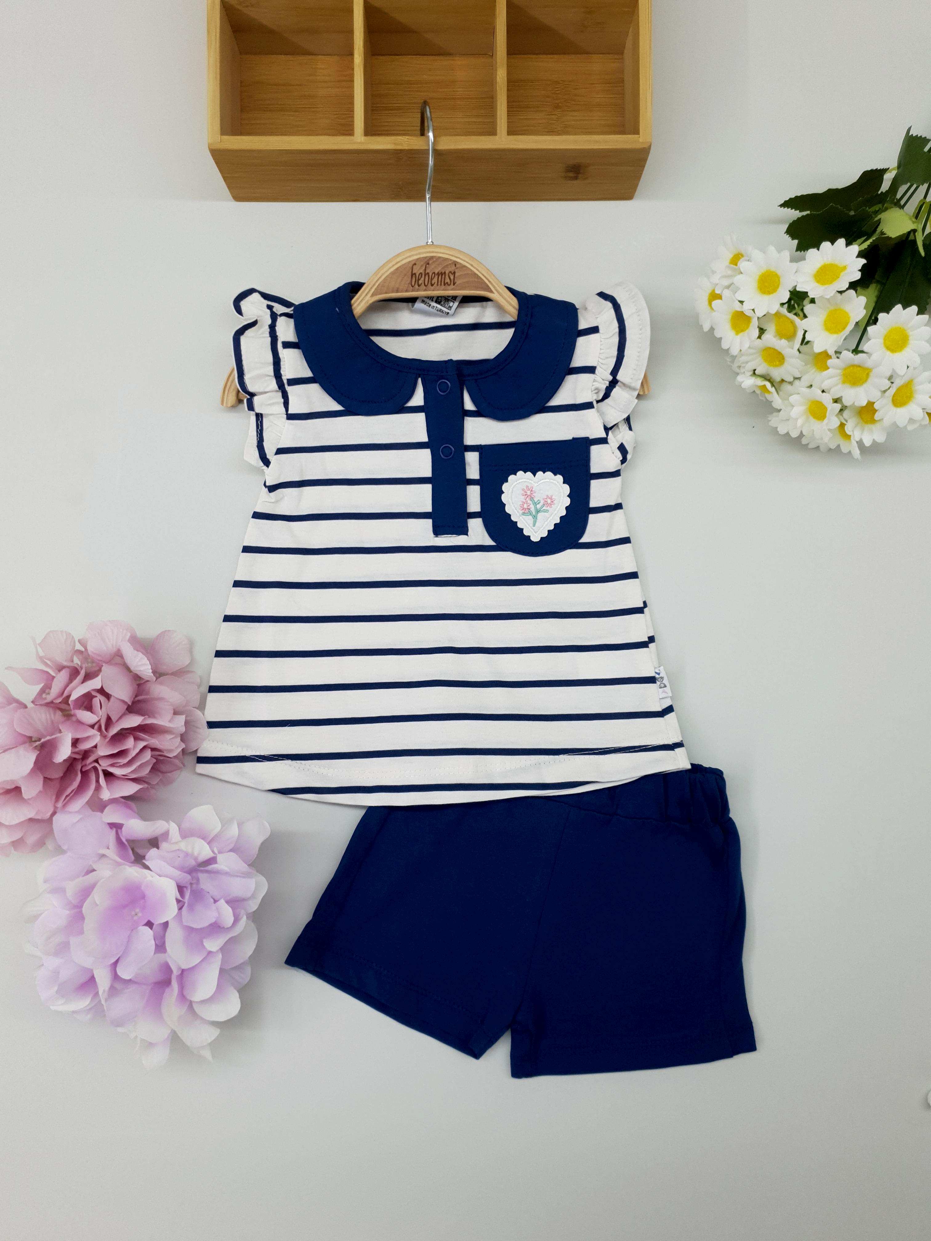 NAZAR BOWLİNG BASKILI BEBEK TAKIM YEŞİL 9-24 AY