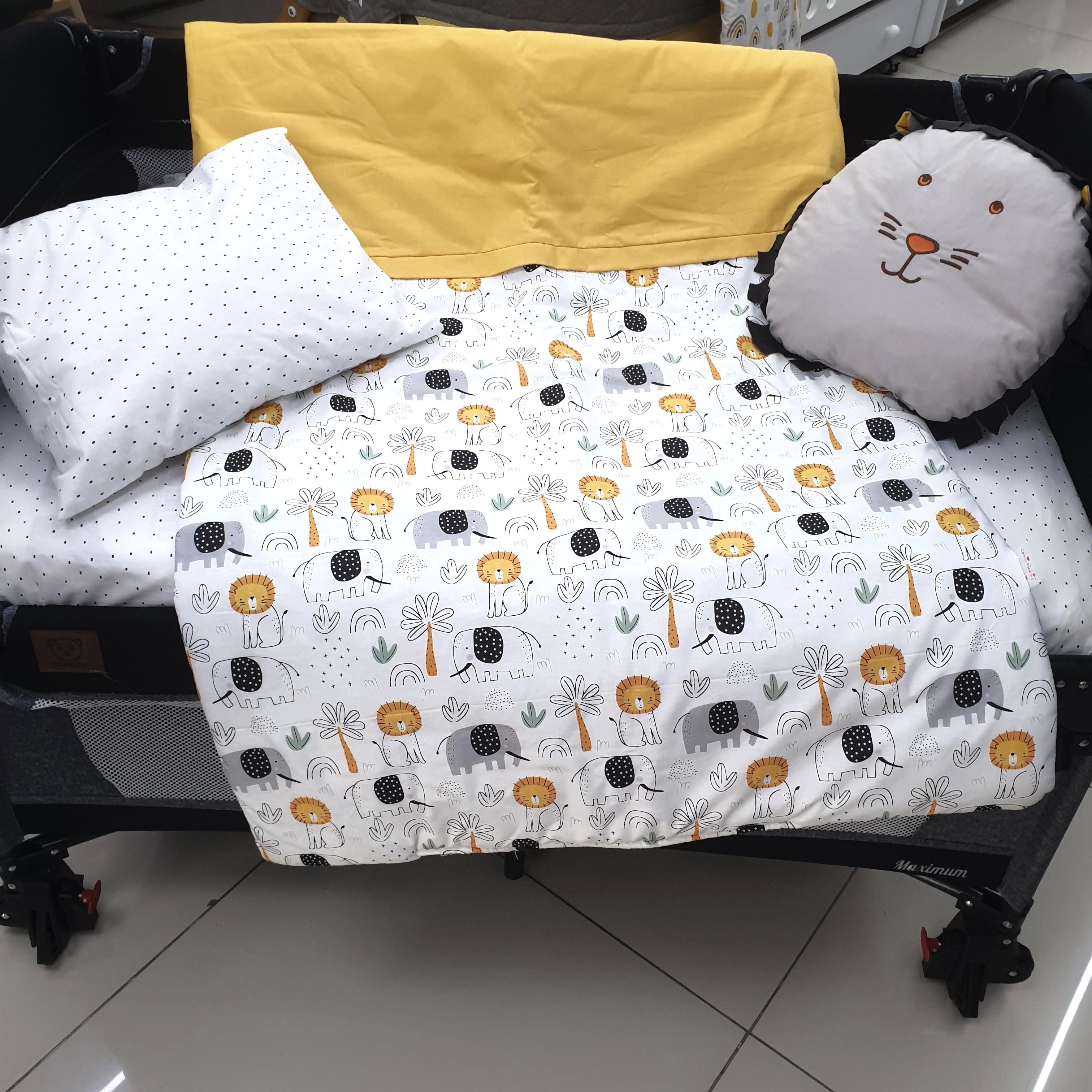 SAFARİ MODEL LÜX 5 PARÇA PARK YATAK UYKU SETİ